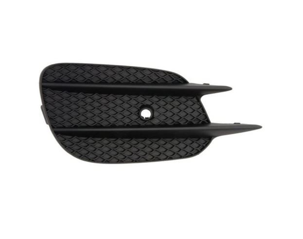 Grila bara Mercedes Clasa E (W213), 03.2016-, Fata, partea Dreapta, cu gauri pentru Senzori de parcare (PDC); fara locas proiector, Aftermarket