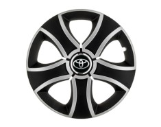 Set 4 capace roti Bis Gri-Negru R14 pentru gama auto Toyota