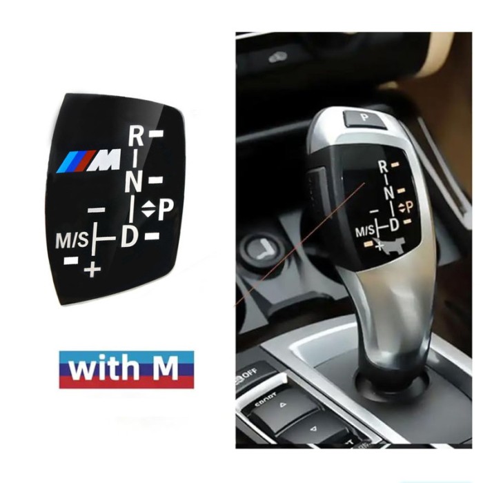 Emblema capac joystick schimbator M, BMW X1,X3,X5,X6,M3,M5,F01,F10,F30,F15, 5cm