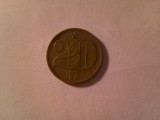 Moneda Cehoslovacia 20 haleri 1974, cal. F.Buna