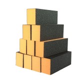 Cumpara ieftin Oferta 10 buc Buffer Orange Negru pentru unghii 100/180