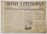 VIATA LITERARA , SAPTAMANAL , ANUL I, NR. 26 , 6 NOIEMBRIE , 1926