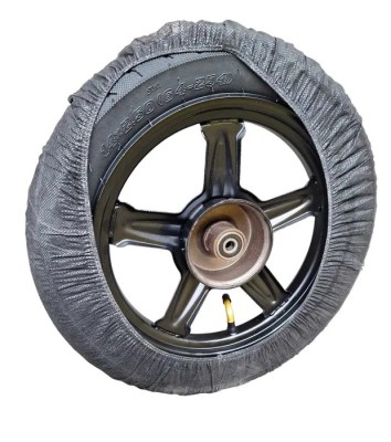 Roata cu anvelopa 14x2.50 inch completa fata cauciuc scuter electric foto