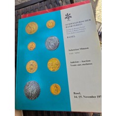 Schweizer Munzen golden-silver, Basel 14-15 noiembrie 1974, catalog de monede