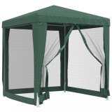 Cumpara ieftin Cort de petrecere cu 4 pereti din plasa, verde, 2x2 m, HDPE