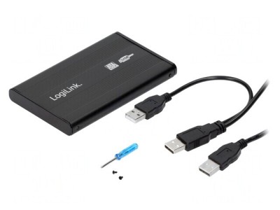 Carcasă Hard Disk 2,5&amp;quot; USB 2.0 Neagră foto