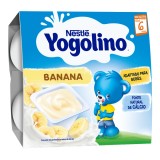 Gustare cu lapte si banane Yogolino, 6+ luni, 4*100g, Nestle