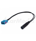 Cablu adaptor antena mama DIN - Fakra mama x2 Audi Seat Skoda VW, 4Carmedia