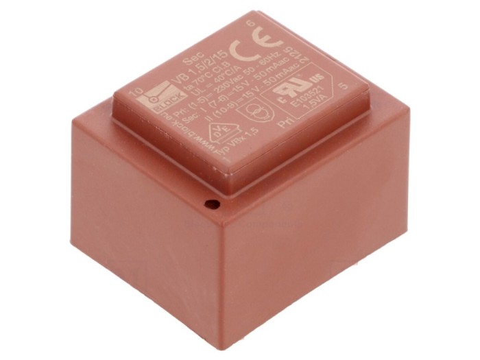Transformator &icirc;ncapsulat 1,5VA 230VAC