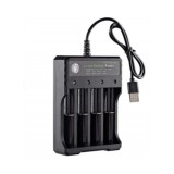 Incarcator pentru 4 acumulatori tip 18650 , alimentare USB 5v, Oem