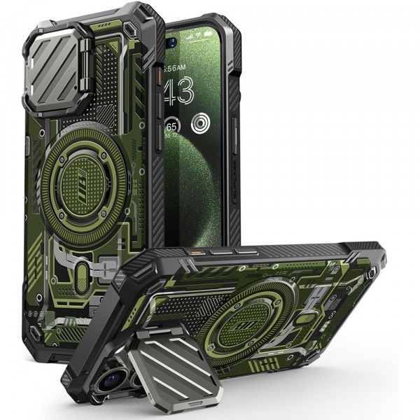 Husa pentru Apple iPhone 15 Pro Max, Supcase, Unicorn Beetle XT, Verde