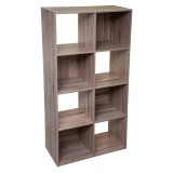 Biblioteca 5Five Mix n&amp;apos;Modul cu 8 compartimente, finisaj natural, 67x32x134 cm, bej Household NewTrend