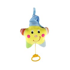Jucarie Muzicala Stea pentru patut copil, Multicolor, ATU-080173