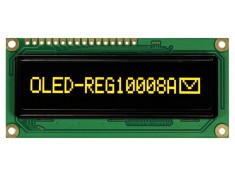 Display OLED Grafic 100x8 Galben 80x36x10mm 16 PIN