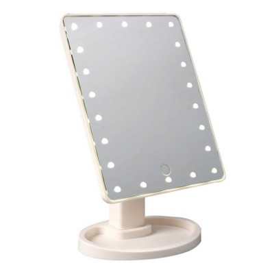 Oglinda de machiaj iluminata cu 22 LED Makeup si buton touch foto