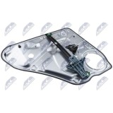 Macara geam Vw Passat Sedan 1996-2005, Skoda Superb 2008-, Spate Dreapta, cu capac, 3B5839462