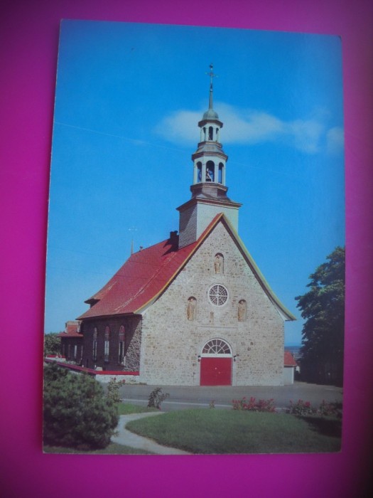 HOPCT 7419 BISERICA SAINT FRANCOIS -INSULA ORLEANS -QUEBEC -CANADA -AMERICA DE NORD -NECIRCULATA
