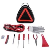 Kit de Urgență Auto, Set de Siguranță cu 26 de Accesorii, Geantă Triunghiulară, CMCLASS