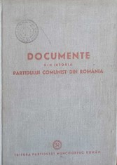 DOCUMENTE DIN ISTORIA PARTIDULUI COMUNIST DIN ROMANIA-NECUNOSCUT-242960 foto