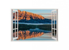 Autocolant decorativ, Fereastra, Natura si peisaje, Multicolor, 85 cm, 2795ST foto