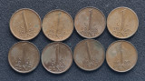 H624 Olanda 1 cent 1960 1961 1962 1963 1964 1965 1966 1969, Europa