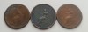 Lot 3 Monede Regatul Unit: 1/2 Penny 1806, 1807 - Colecție Numismatică