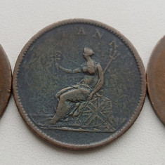 Lot 3 monede Regatul Unit - 1/2 Penny 1806 si 1807