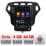 Navigatie Tesla Ford Mondeo 2007-2010 cu Android 12, 8GB RAM, 128GB, 4G