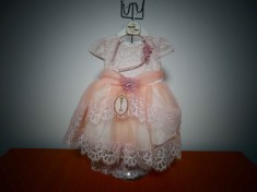Rochiță Elegantă Coroniță Floare și Trenă - 4 ani foto
