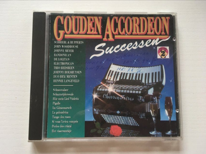 * CD muzica instrumentala acordeon: Gouden accordeon successen; vol.2