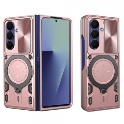 Husa pentru Samsung Galaxy Z Fold7 F966, Techsuit, CamGuard Pro, Roz Aurie foto