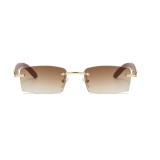 Rama ochelari de vedere cu brate din bambus tip Ray Ban&nbsp;Gucci&nbsp;Prada