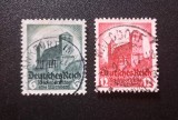 Germania Reich-ul German 1934 Congresul de la N&uuml;rnberg Castelul Kaiserburg 2v Serie Completă Ștampilată - A0040