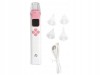 Aspirator nazal electric pentru copii, alb cu roz 18,5 x 4 cm, ecran digital, aspiratie reglabila, 4 capete, functie muzicala, reincarcabil USB