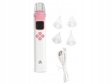 Cumpara ieftin Aspirator nazal electric pentru copii, alb cu roz 18,5 x 4 cm, ecran digital, aspiratie reglabila, 4 capete, functie muzicala, reincarcabil USB