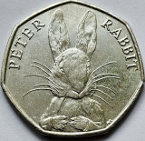 50 pence 2016 Marea Britanie, Peter Rabbit, km#1371