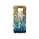 Carcasa Samsung Galaxy J4 Plus Lemontti Liquid Sand Blue Flowers