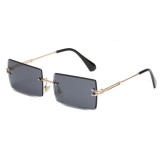Ochelari de soare dreptunghiulari fara rama unisex Techsuit, 16031-C11