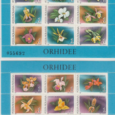 ROMANIA 1988 LP 1210 ORHIDEE - BLOCURI MNH