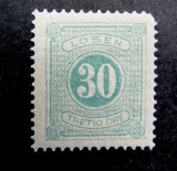 Suedia 30 ore 1874, Scott J9, cota 88 dolari
