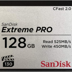 Card de memorie SanDisk Extreme PRO SDCFSP-128G-G46D, CFast 2.0, 128GB