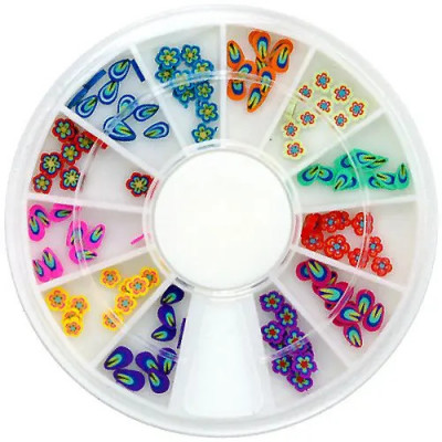 Set Fimo pentru nail art - flori, petale foto