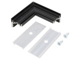Conector 90&deg; Aluminiu Negru CORNER10