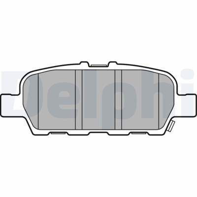 DELPHI LP3158 set placute frana,frana disc foto