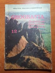 manual de geografie pentru clasa a 12-a din anul 1989 foto