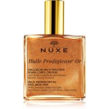 Nuxe Huile Prodigieuse Or ulei uscat multifuncțional cu sclipici pentru față, corp și păr 100 ml