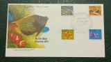 Australia 1973 - viata marina, serie pe FDC