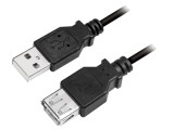 Cablu USB 2.0 A-A 5m Negru
