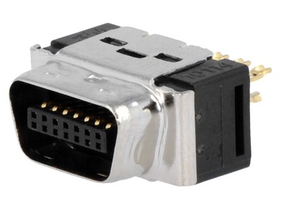 Conector MDR 14-Pin ecranat pe cablu foto