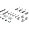 Set accesorii, saboti frana parcare HYUNDAI SONATA IV (EF) (1998 - 2005) METZGER 105-0899